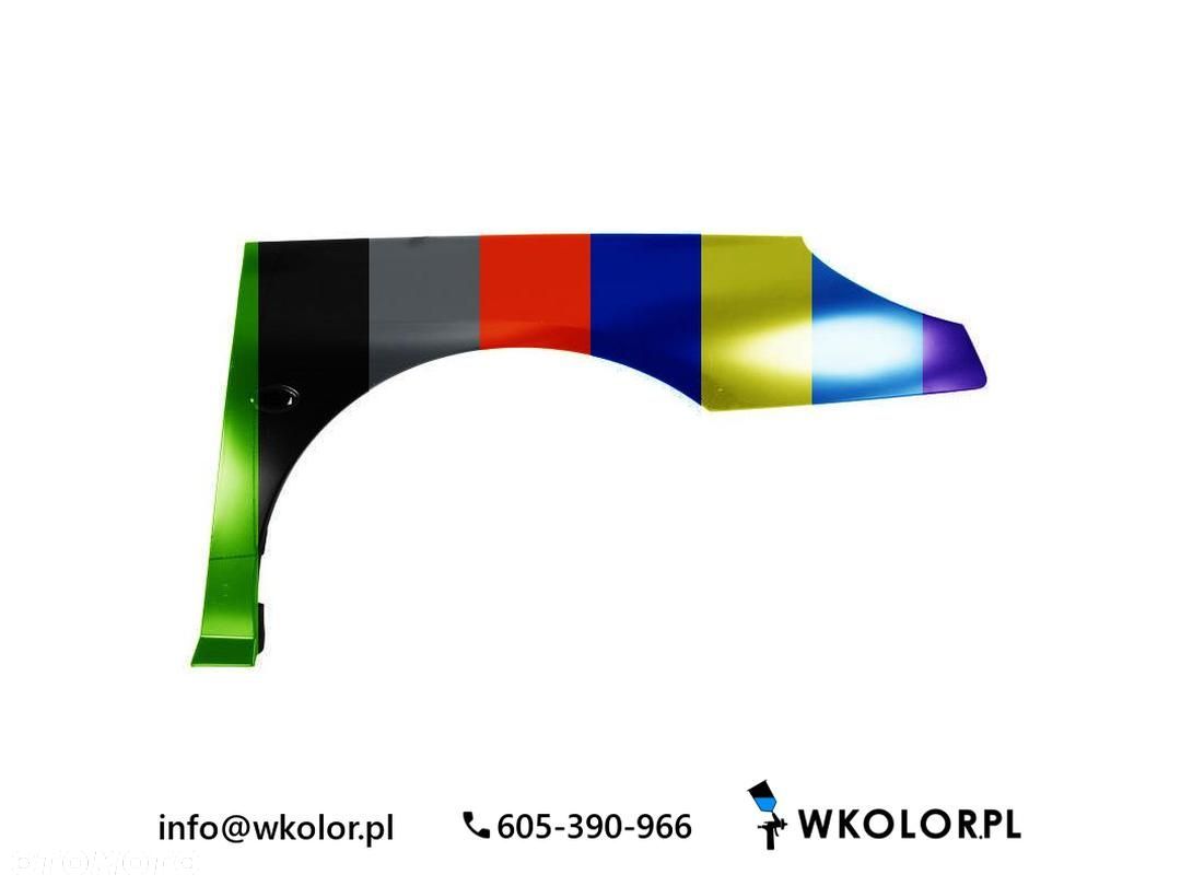 NOWY BŁOTNIK PEUGEOT 407 2009-2010 LAKIEROWANY W KOLOR - 1