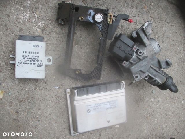 BMW 5 E39 523i zestaw startowy komputer 7500255 ews stacyjka KLUCZYK - 3
