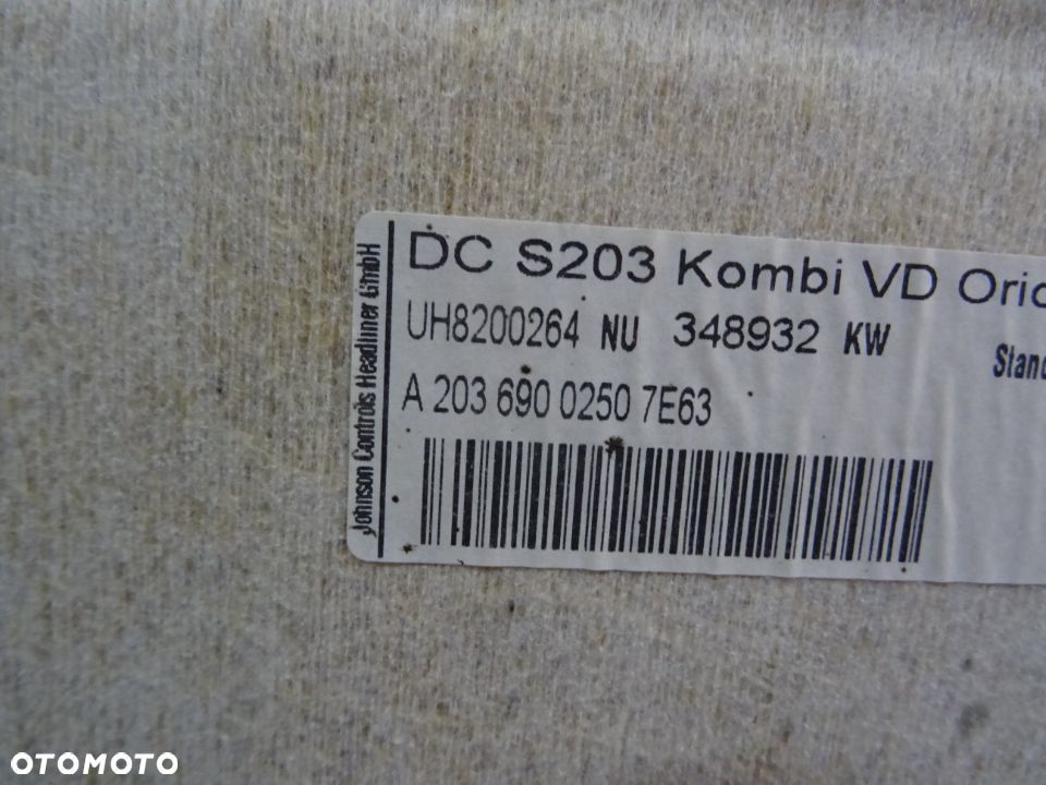 PODSUFITKA PODSUFITÓWKA W203 KOMBI NR132 - 9