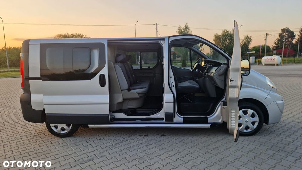 Renault TRAFIC L2H1 Długi Klima Elektryka Kamera Tempomat Dubel Kabina 6os Brygadówka - 20