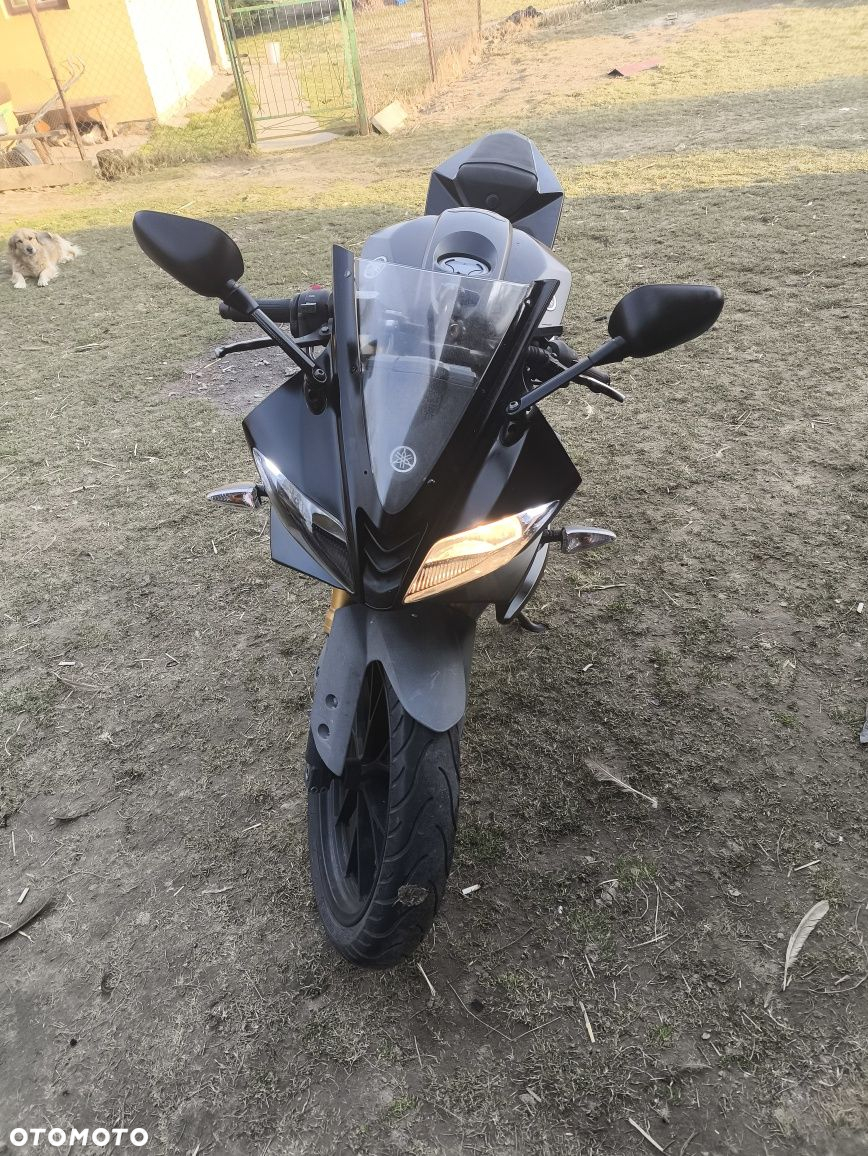 Yamaha Yzf r125 bok czasza owiewka lampy licznik stelaz komplet - 3