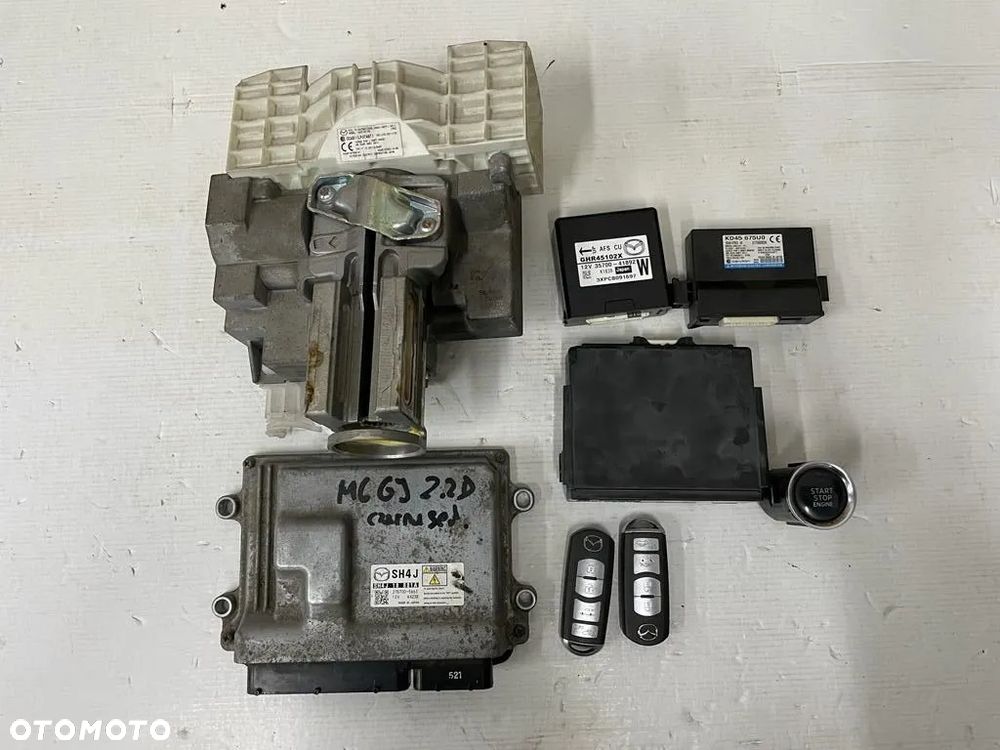 MAZDA 6 GJ 2.2 D ZESTAW DO ODPALENIA KOMPUTER SH4J18881A - 1