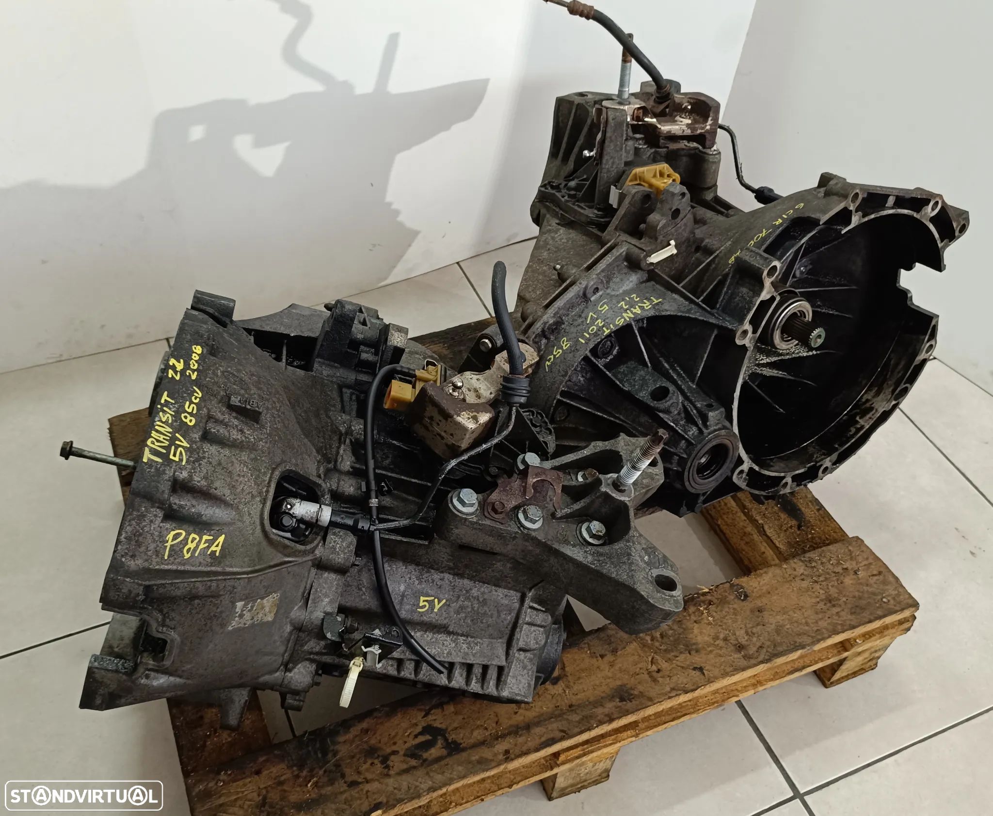 caixa 5 velocidades Ford Transit 2.2TDCI 85cv 6C1R 7002 AB motor P8FA - 1