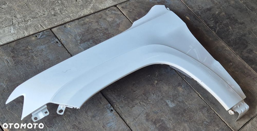 Błotnik Przód Przedni LEWY Biały PW7 Szeroka Listwa Summit Jeep Grand Cherokee WK2 2014-2021 - 2