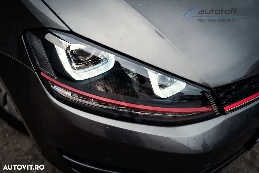 Faruri LED 3D VW Golf 7 (2012-2017) GTI Design - 6