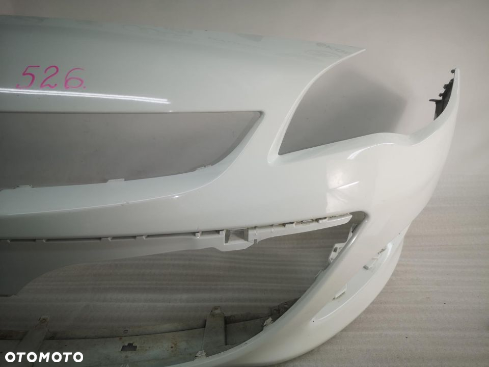 OPEL ASTRA J 4 IV LIFT 13- BIAŁY ZDERZAK PRZEDNI PRZÓD NR AUKCJI NZ526 - 7