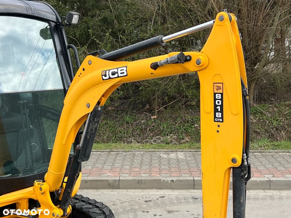 JCB MINIKOPARKA JCB 8018 3 Łyżki Stan IDEALNY - 12