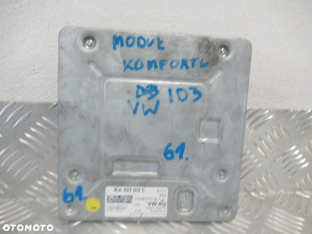 MODUŁ STEROWNIK KOMFORTU VW ID3 ID.3 1EA937012C - 4