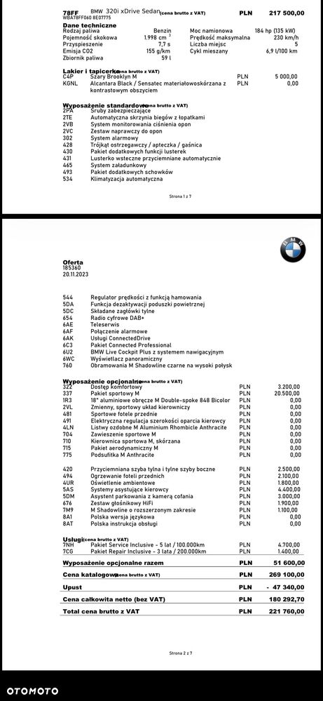 BMW Seria 3 320i xDrive M Sport - 20