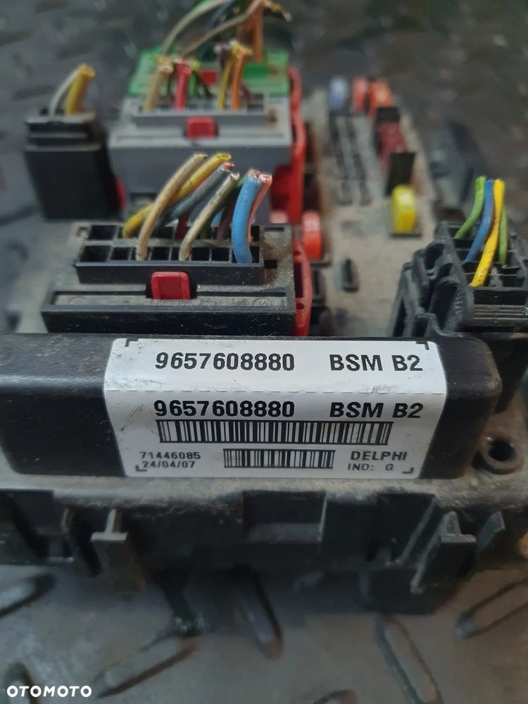 BSM MODUŁ SKRZYNKA BSM B2 PEUGEOT 206 207 307 CITROEN C2 C3 C4 9657608880 - 4