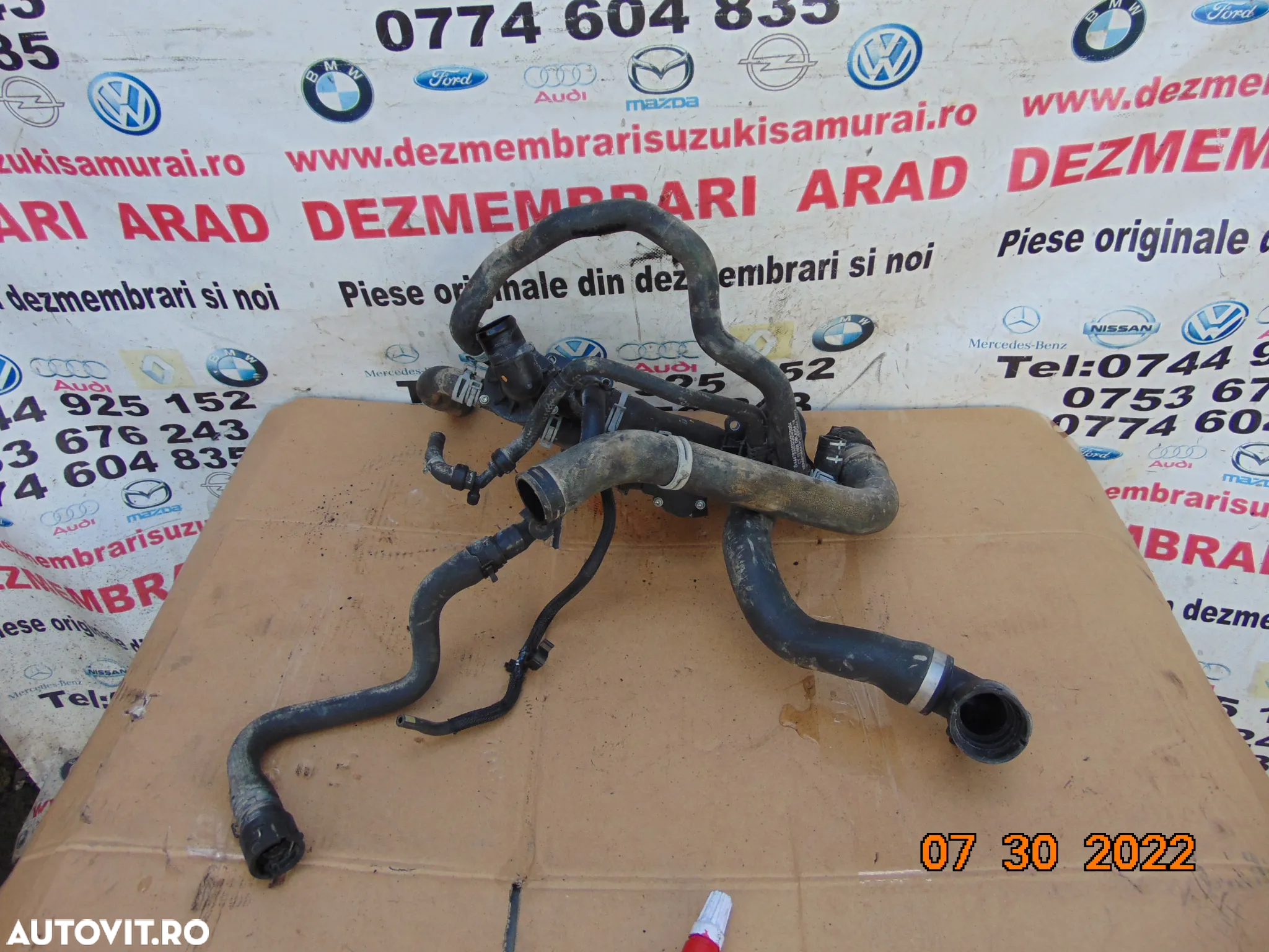 Conducta apa Renault Trafic 1.6 Opel Vivaro Nissan NV 300 conducte apa carcasa termostat furtun mer - 4