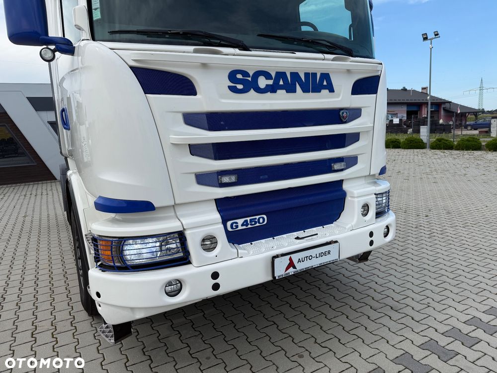Scania G450 / WERSJA BUDOWLANA / NISKA KABINA / WYSOKIE ZAWIESZENIE / HYDRAULIKA / Z FRANCJI / STAN BDB / / / - 21