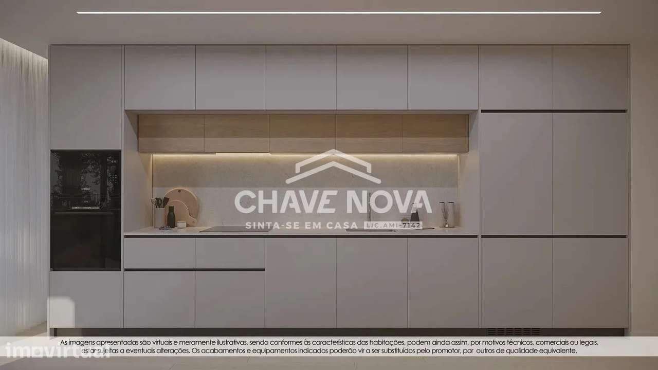 Apartamento T1 Novo com Varanda e Lugar de Garagem  Vila Nova de Gaia - Grande imagem: 3/16