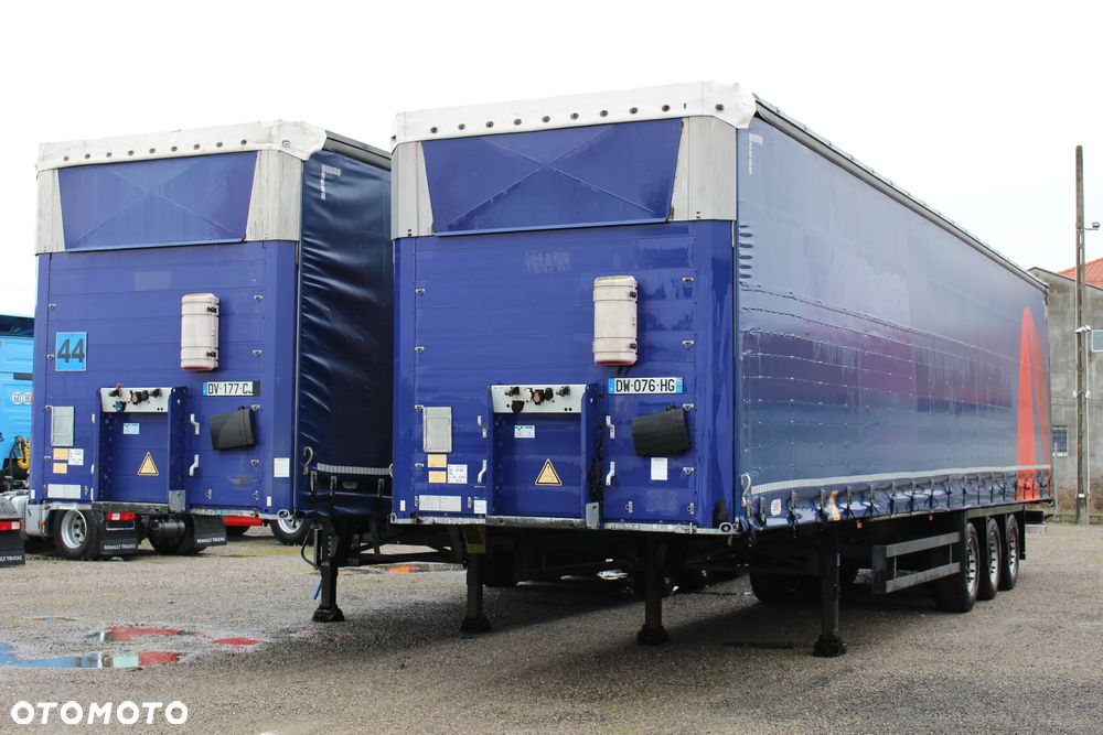 Schmitz Cargobull VARIOS /FIRANKA  /OSIE SCHMITZ / DACH PODNOSZONY/ RAMA OCYNK /SERWIS FR / IDEALNY STAN / - 2