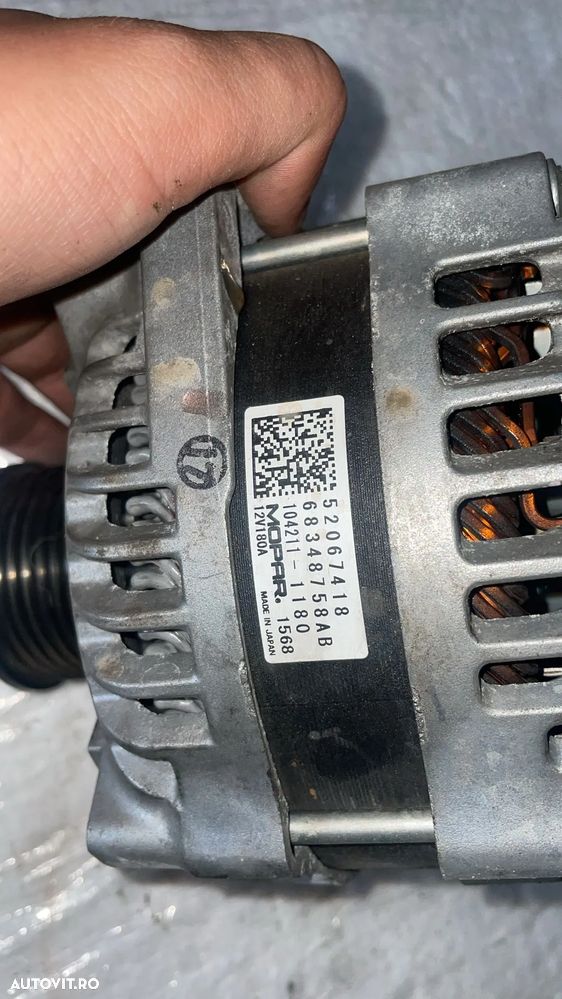 Alternator Jeep Compass Fiat 500 Alfa Romeo Giulietta 1.6 D 52067418 - 2