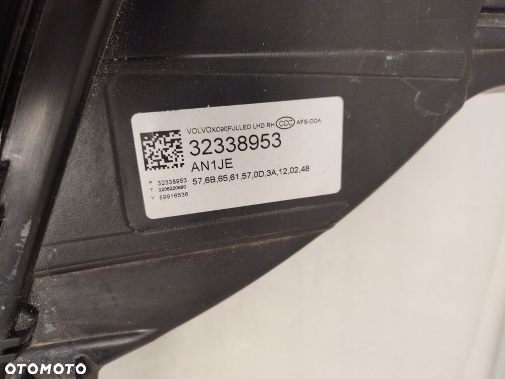 volvo xc90 lift full led lampa prawy przód 32338953 - 6