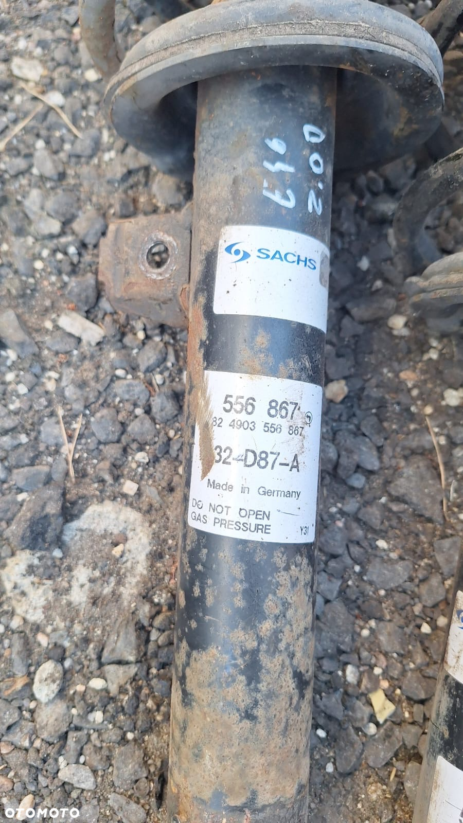 Amortyzatory przód lewy prawy e46 Sachs kompletne MCperson - 2