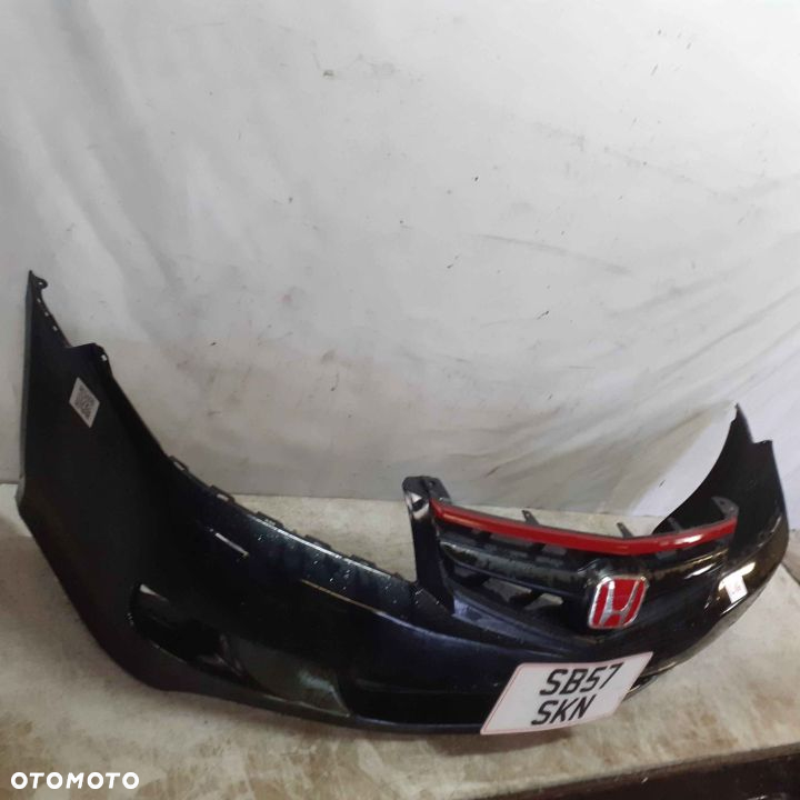 ^ ZDERZAK PRZÓD PRZEDNI HONDA ACCORD 7 VII TYPE R B92P CZARNY  CZARNY - 4