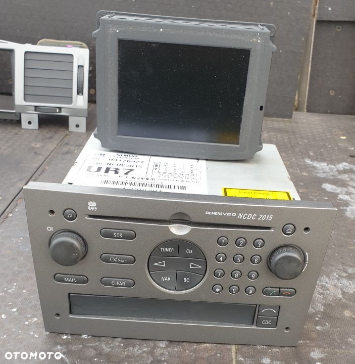 RADIO CD NCDC 2015 SIEMENS WYŚWIETLACZ OPEL VECTRA C SIGNUM 313203739 - 3