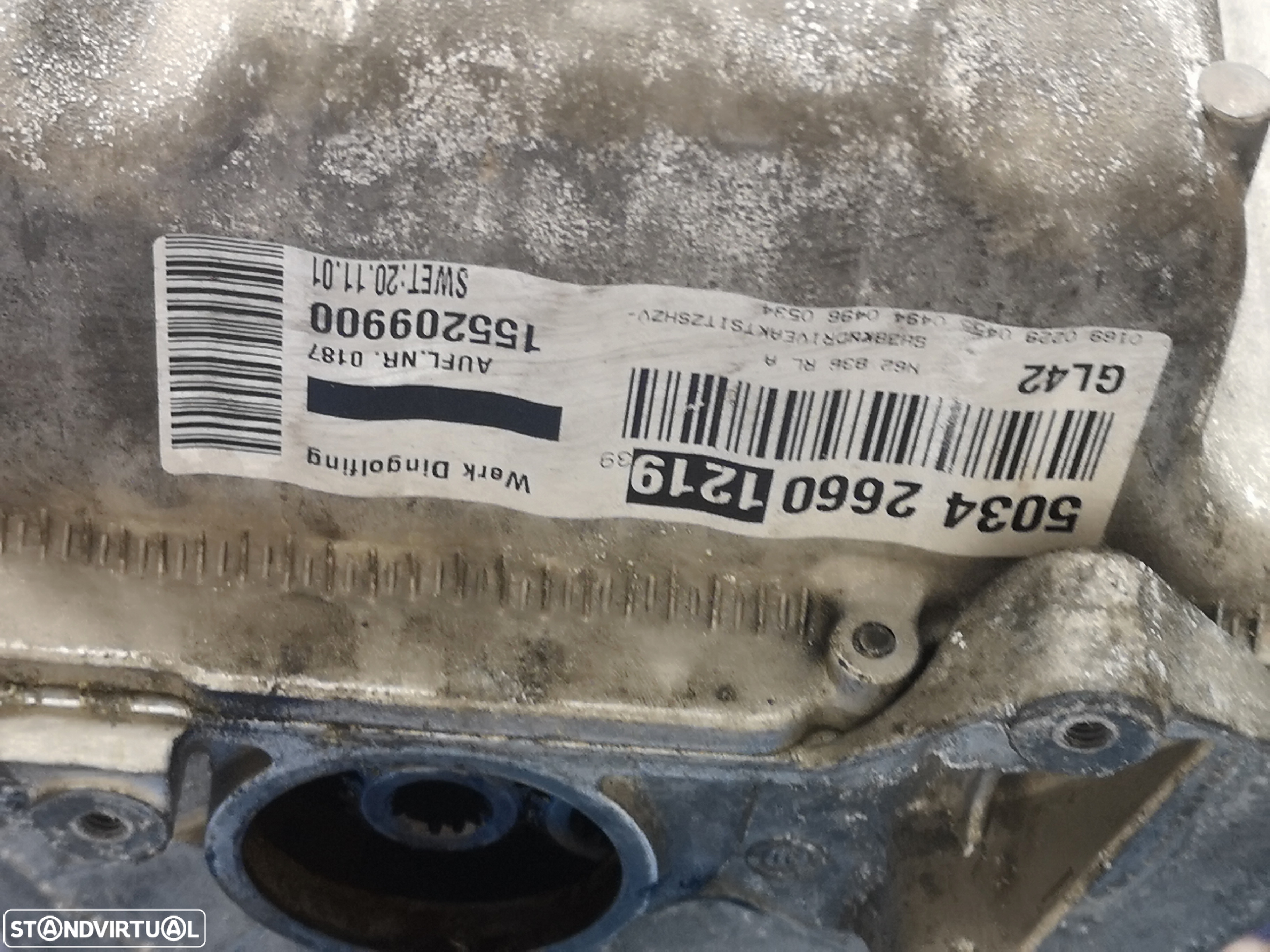 Coletor admissão colector bmw 3.6i 4.5i v8 e65 e66 2001+ - 7