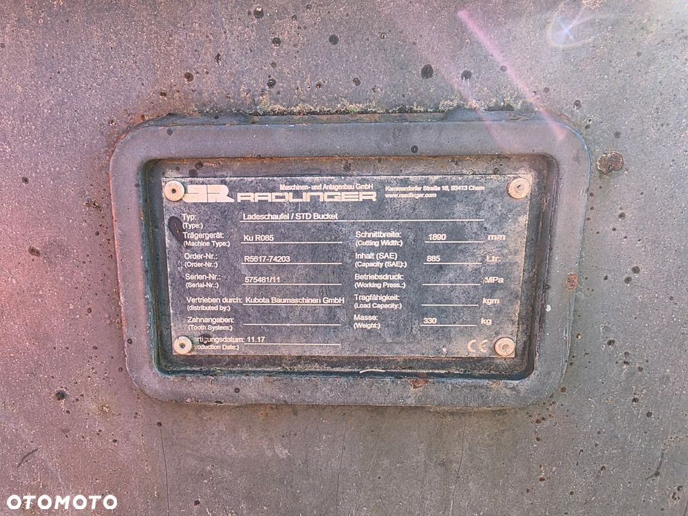 Kubota R 065 HW SPROWADZONA Z DE TYLKO 1090 MTH SUPER STAN !! - 22