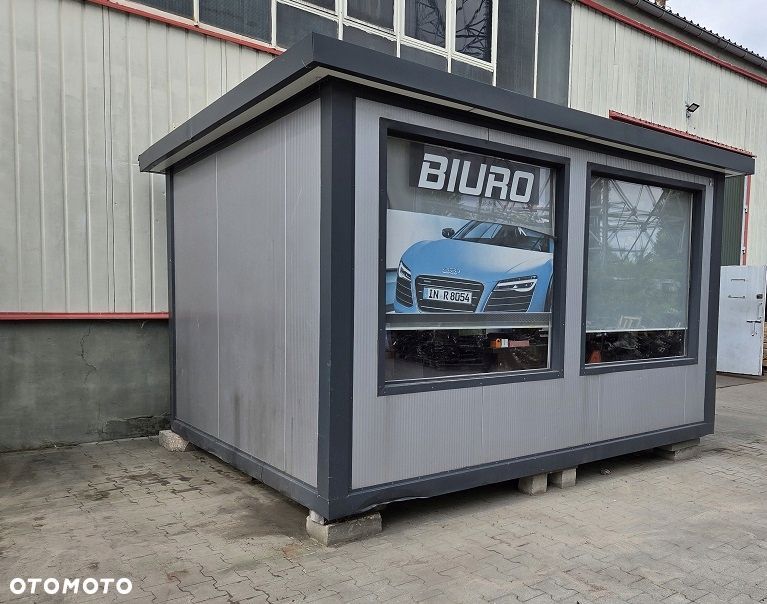 KONTENER PAWILON BIURO PŁYTA WARSTWOWA MEBLE KLIMATYZACJA 3X4 12M - 1