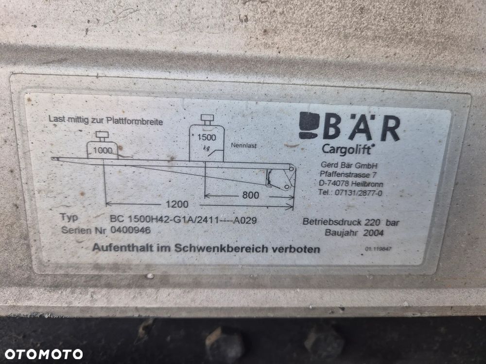 Winda BAR składana pod spód - 4
