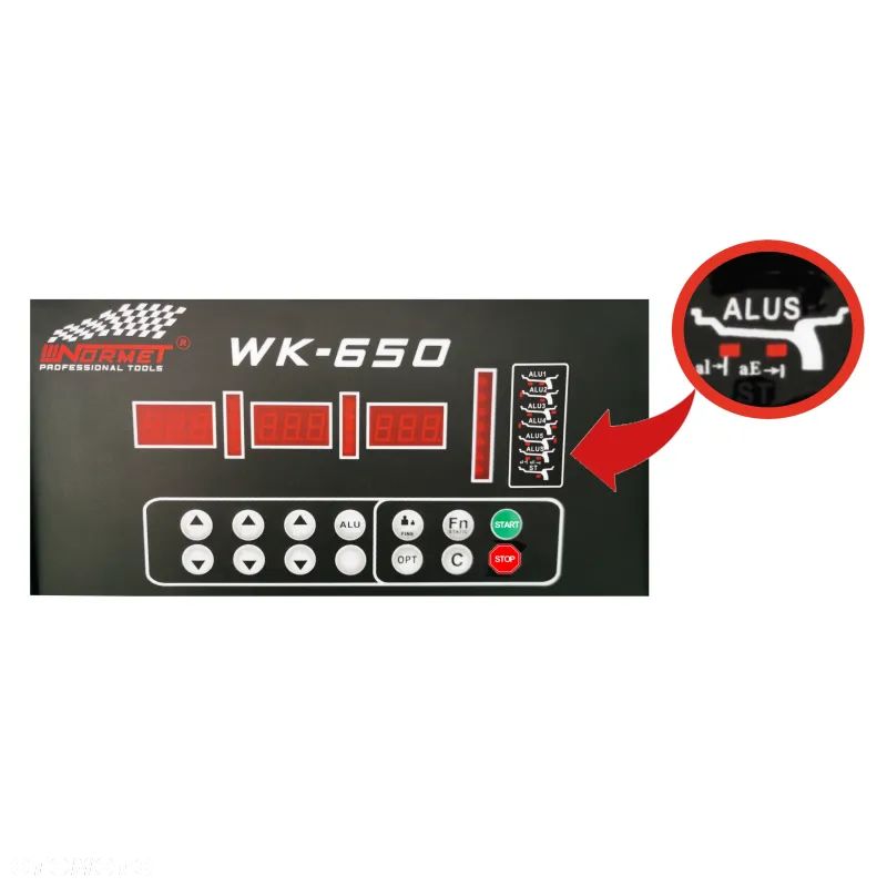 Wyważarka NORMET WK-650 AUTOMAT Z LASEREM – Profesjonalne Wyważanie Kół - 6