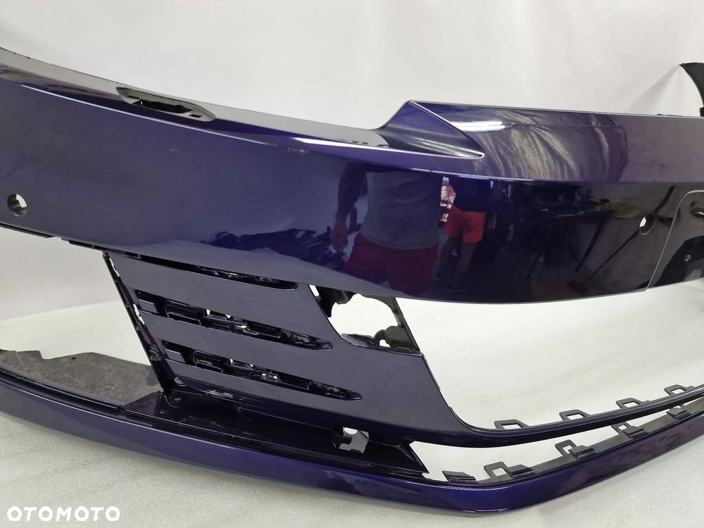 VW SCIROCCO LIFT R-LINE 14- ZDERZAK PRZEDNI PRZÓD NA SPRYSKI + 4X PDC , ŁADNY , FIOLETOWY METALIK , NR AUKCJI NZ714 - 8