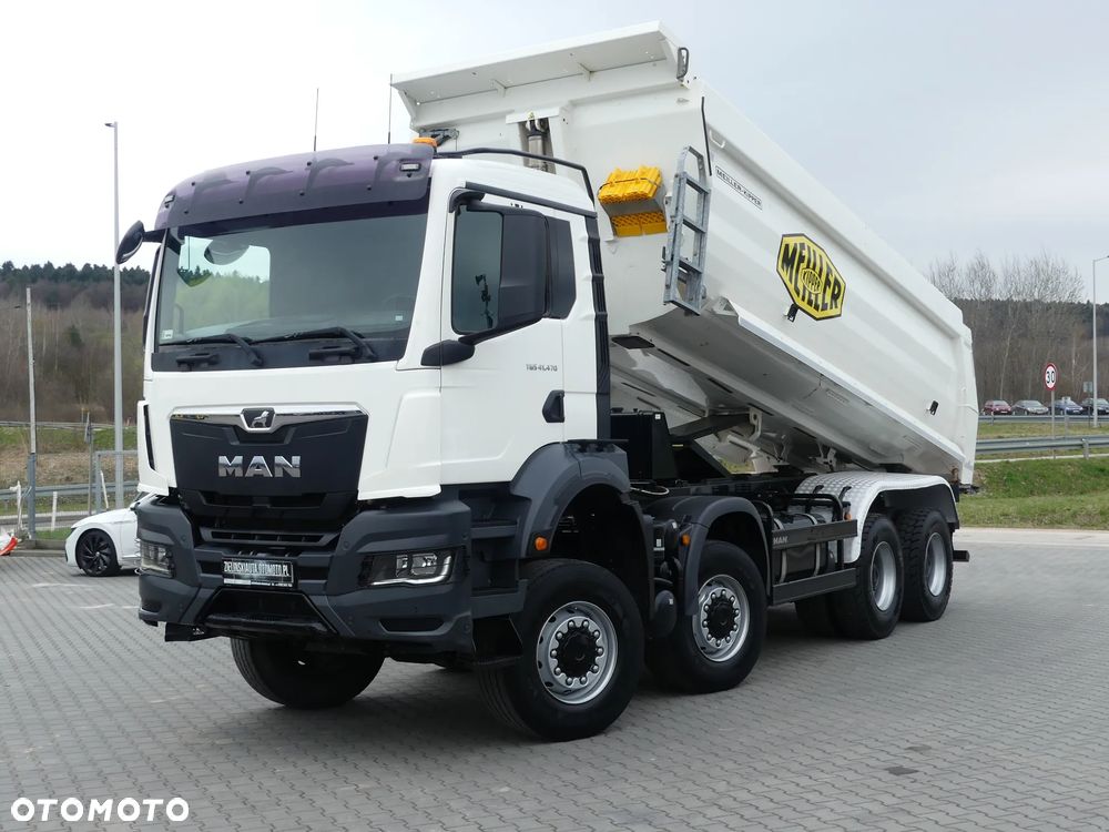 MAN TGS 41.470 / 8x8 / WYWROTKA MEILLER / MANUAL / NISKI PRZEBIEG / - 1