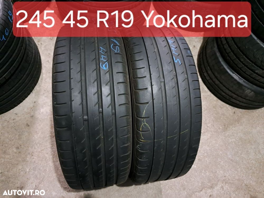 2 anvelope 245/45 R19 Yokohama - 1