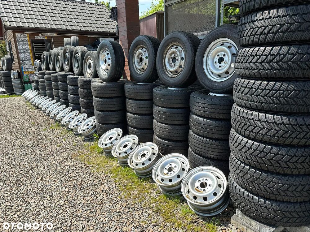 215/65/16C Vivaro Trafic Talento Koła Zimowe Felgi Transporter Iveco Sprinter - 7