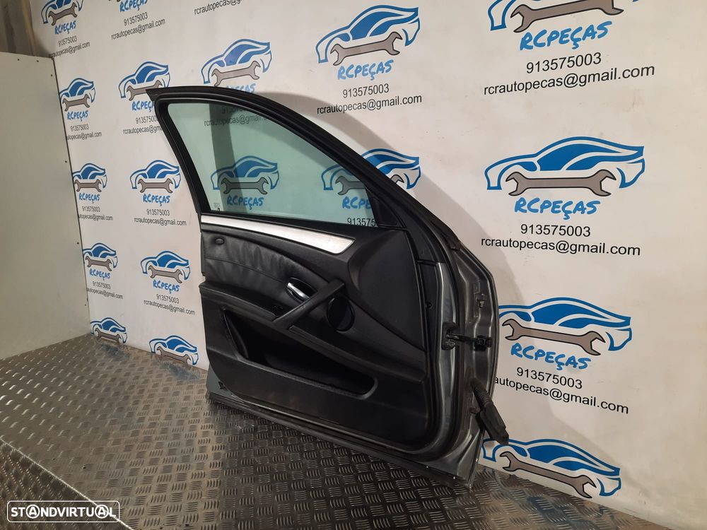 PORTA PORTAS FRENTE FRONTAL ESQUERDA BMW 41517202339 7202339 BMW SERIE 5 E60 E61 FECHO ELEVADOR MOTOR PUXADOR VIDRO - 8