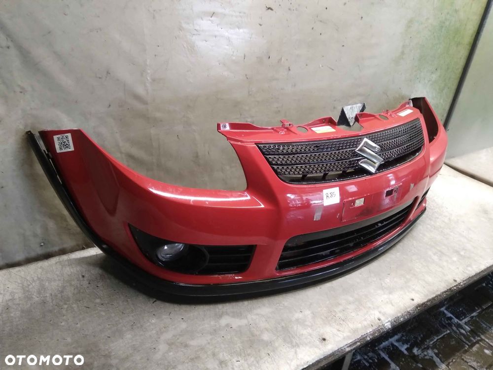 ^ ZDERZAK PRZÓD PRZEDNI DO SUZUKI SX4 ZCF CZERWONY HALOGENY - 2