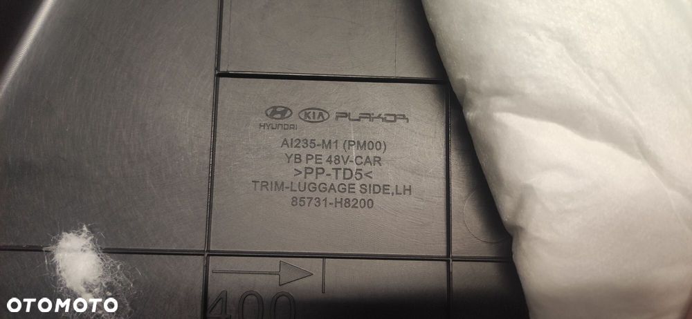 KIA RIO IV V LIFT BOCZEK BAGAŻNIKA TAPICERKA LEWA LEWY 48V HYBRID 21-25 - 6