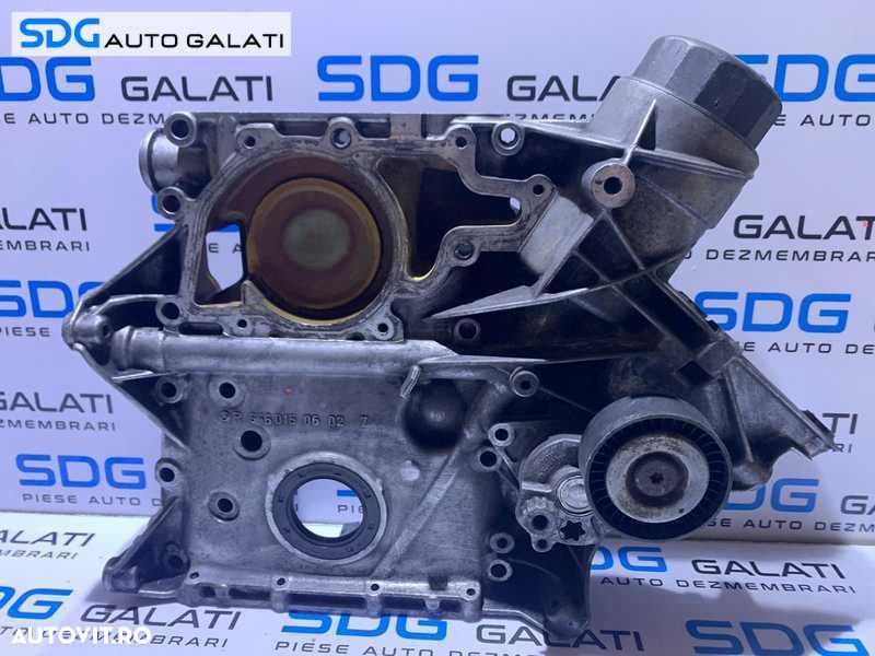 Capac Vibrochen Arbore Cotit Distributie Motor cu Suport Filtru Ulei Mercedes Sprinter 2.2 CDI 1996 - 2006 Cod R6460150602 [M8614] - 1