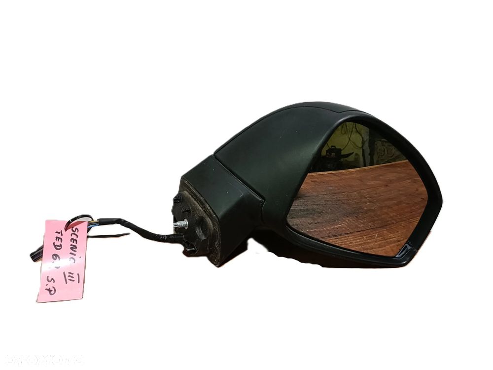 RENAULT MEGANE SCENIC III 09-16 r. TED69 ELEKTRYCZNE LUSTERKO PRAWE 9 PIN + - 6