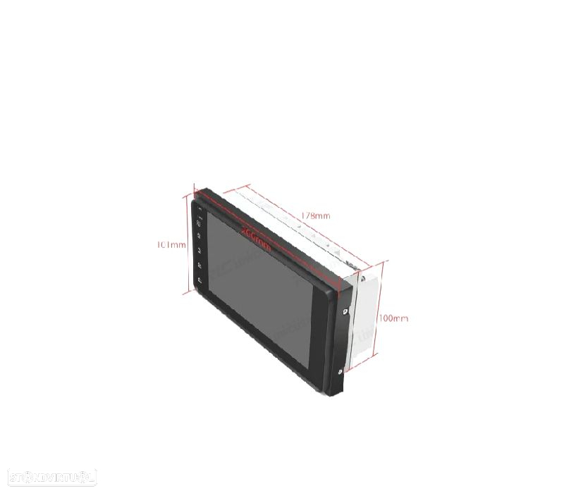 AUTO RÁDIO GPS ANDROID 13 PARA TOYOTA COROLLA RAV4 LAND CRUISER - 3