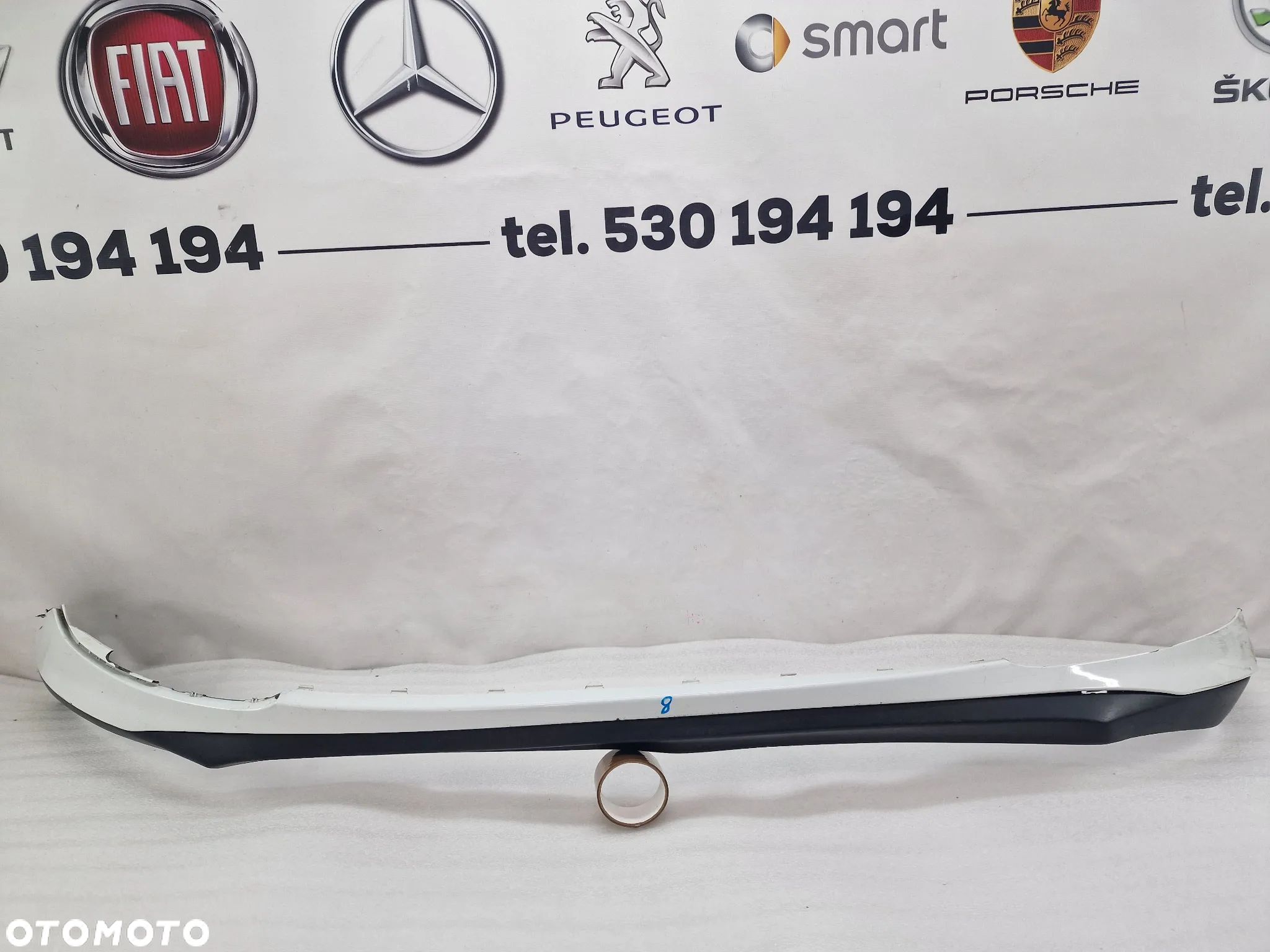 RENAULT MEGANE 3 III LIFT 13- HOKEJ / SPOJLER / LISTWA POD ZDERZAK PRZEDNI PRZÓD , NR 960159998R , PO DRUGIM LIFCIE OD 2013 , NR AUKCJI HOK8 - 1