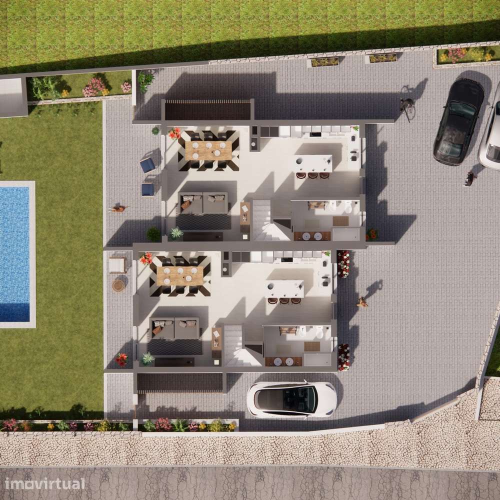 Moradia Contemporânea T2+1 em Condomínio com Piscina junto à Ericeira - Grande imagem: 3/31
