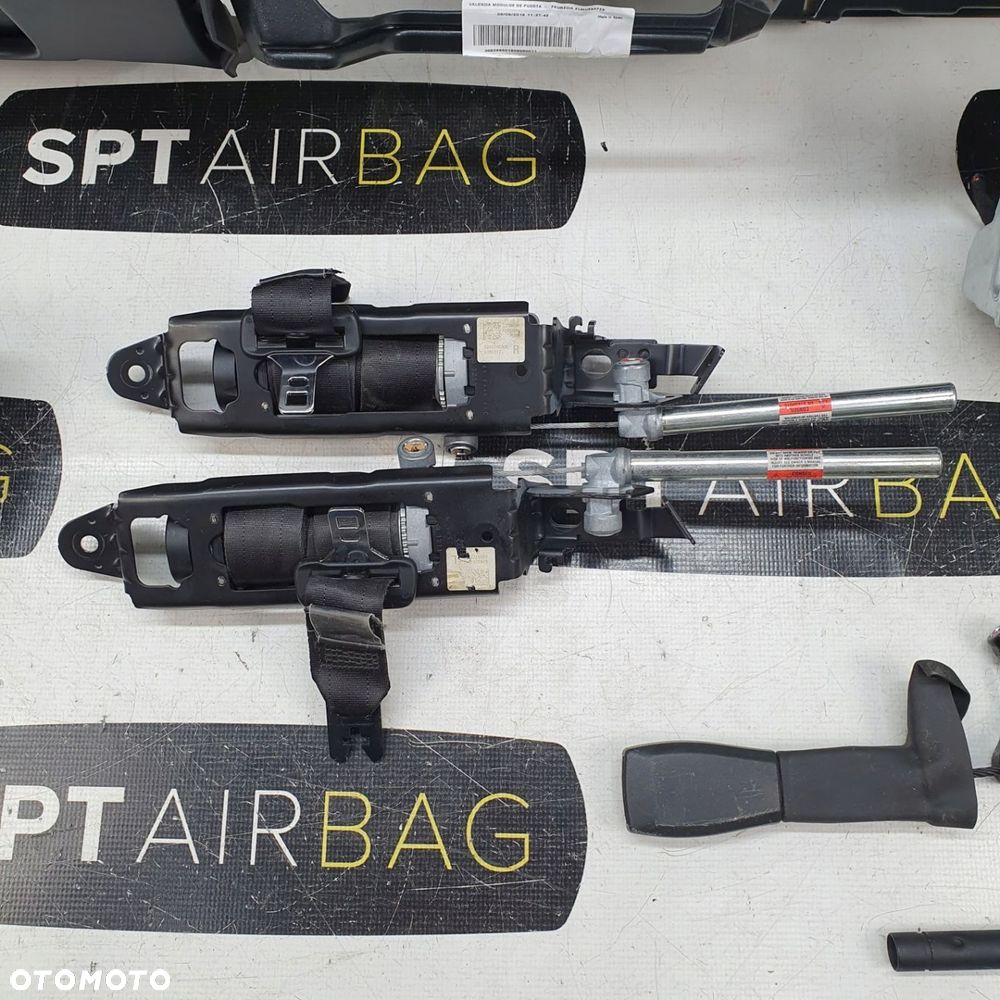 VOLVO XC60 I DESKA ROZDZIELCZA KONSOLA KOKPIT PULPIT PODUSZKI AIRBAG AIR BAG PASY KIT SET - 8