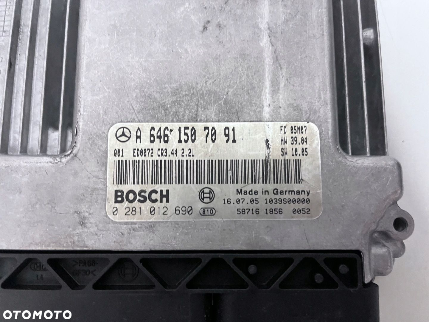 Mercedes w211 a6461507091 komputer silnika 2.2 cdi - 3