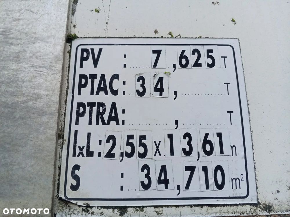 Fruehauf TRAILER/FURGON/KONTENER -IGEALNY TEŻ NA MAGAZYN/MOCNA PODŁOGA -FRANCJA - 6