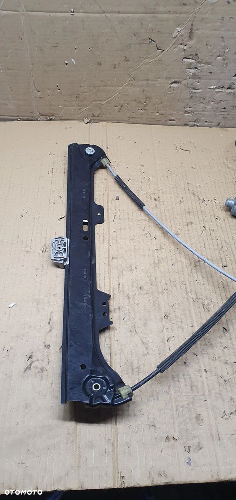Mechanizm podnośnik szyby prawy przód BMW 5 E60 6981142 7184384E 7184742S - 2