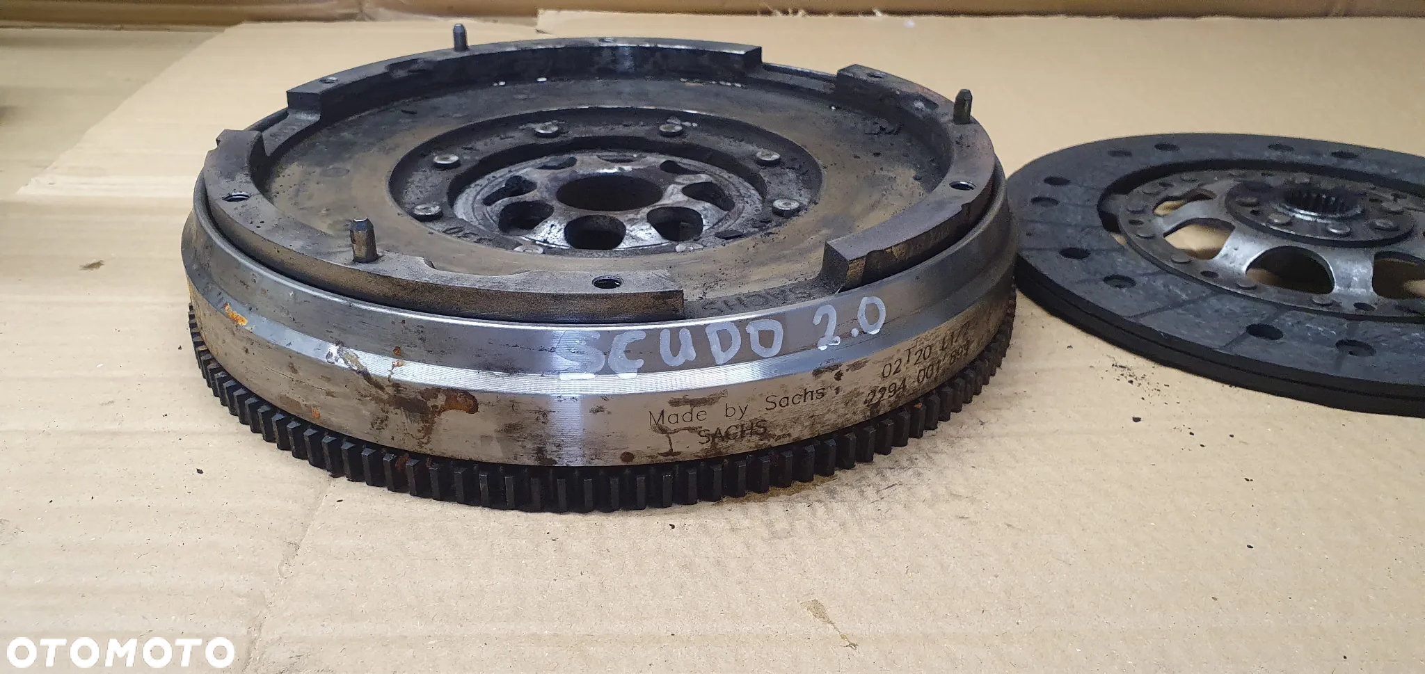 Sprzęgło tarcza docisk koło dwumas Sachs Fiat Scudo 2.0 HDI - 3