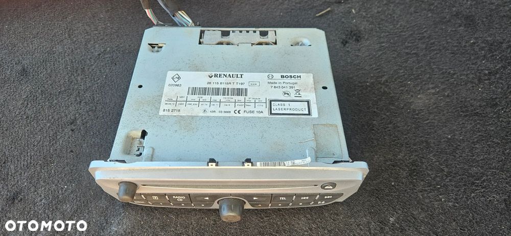 Radio CD fabryczne 281158115r GPS Renault Megane 3 - 2