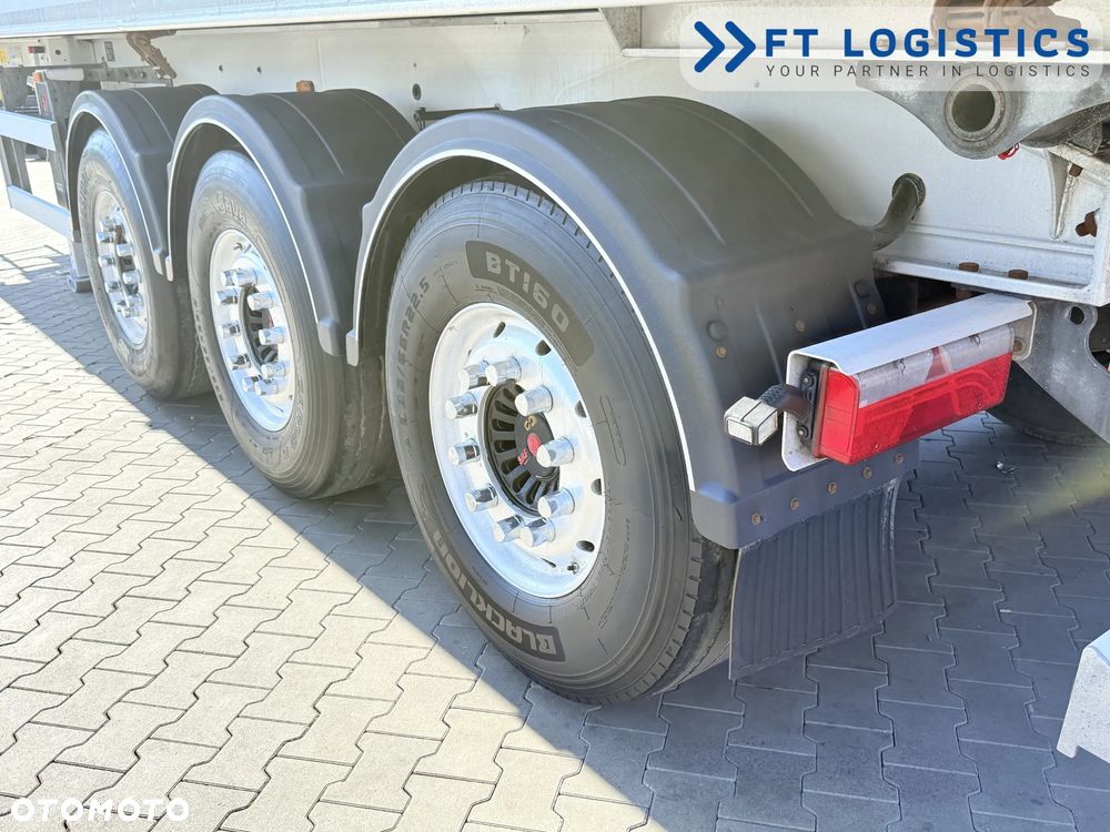 Tisvol TISVOL 2SNA | SAF | KLAPA + SZYBER DO ZSYPU | 43m3 | CAŁA ALUMINIOWA | MASA WŁASNA 5240 KG | PODNOSZONA PIERWSZA OŚ | ALUFELGI - 29