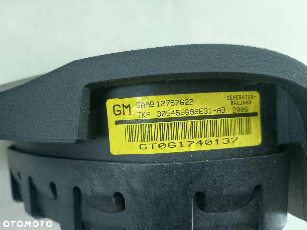 KIEROWNICA Z PODUSZKĄ SAAB 9-5 ( 06-10 ) 12757531  12757531  12757622 - 9