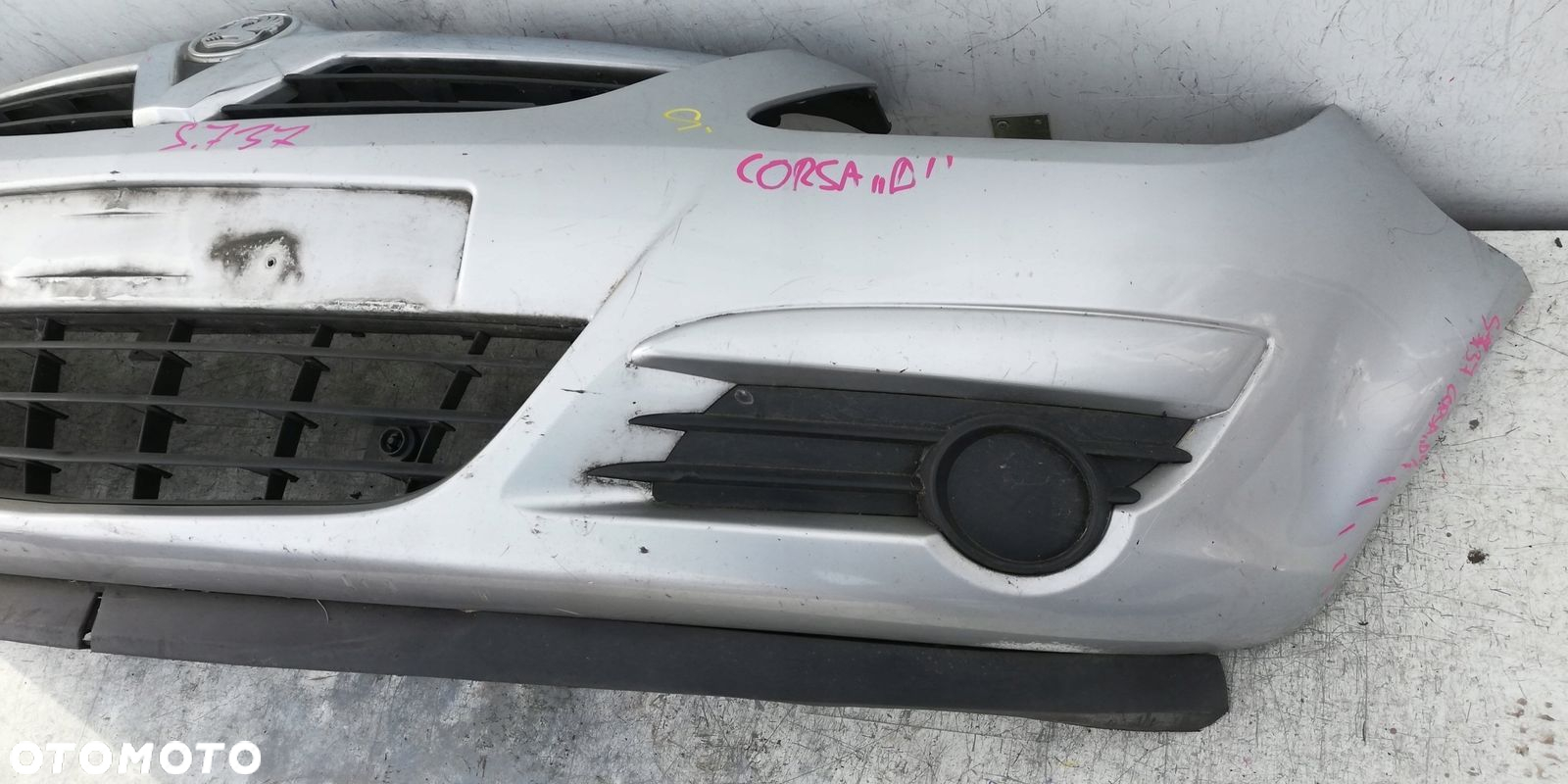 Opel Corsa D zderzak przedni przód - 2