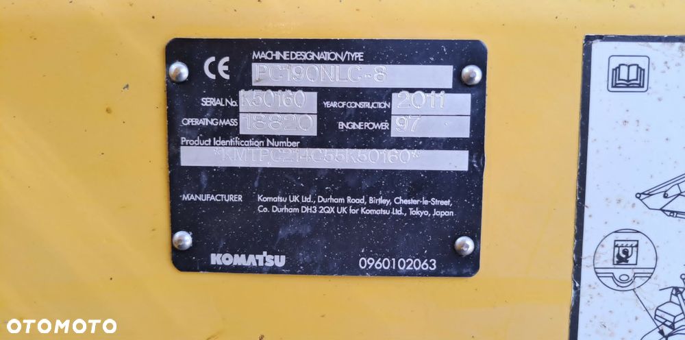 Komatsu PC190 LC-8 - 16